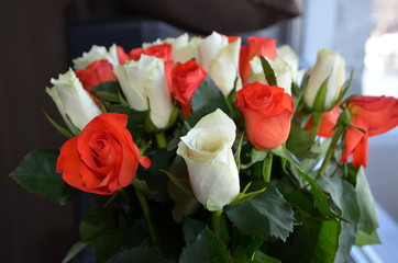 Roses, a bouquet of flowers