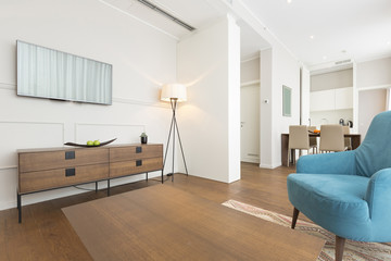 Interior of a modern living room