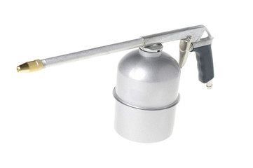 dispenser for oil isolated on white