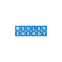 solar panels logo vector