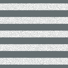 Geometric abstract horizontal stripes pattern. Vintage hipster striped. Wrapping paper. Scrapbook paper. Vector illustration. Tiling. Background. Graphic texture with randomly disposed spots.
