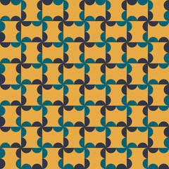 Geometric vector pattern in retro style