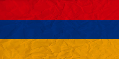 Armenia  paper  flag