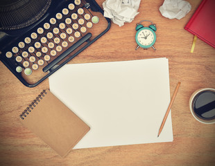 blank sheet of paper