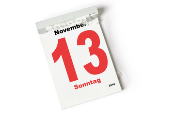 13. November 2016