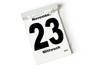 23. November 2016