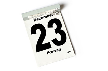 23. Dezember 2016