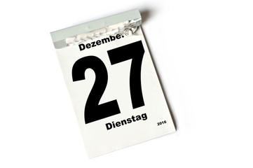 27. Dezember 2016