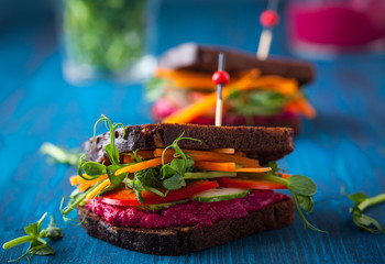 Vegan sandwiches
