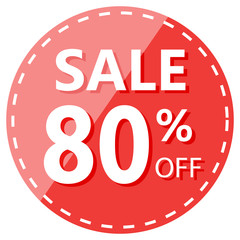 Red Hot Sale 80% Off Label