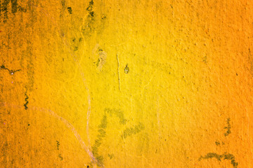 Texture of old orange concrete wall for background
