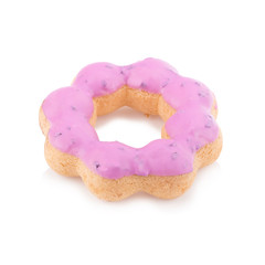 donuts on white background