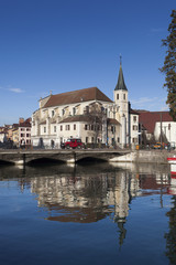 Fototapeta na wymiar Cathedral of St-Pierre, Annecy, Savoie, Rhône-Alpes, France