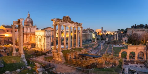 Foto auf Acrylglas Kolosseum Forum Romanum in Rom