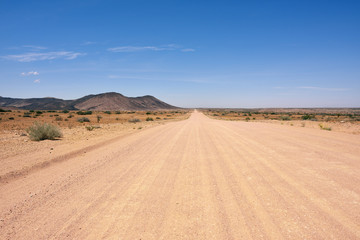 Fototapeta na wymiar African road, Namibia