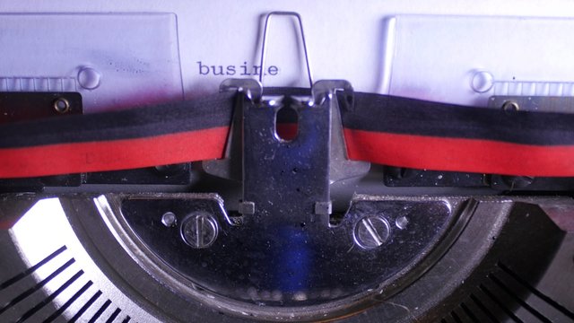 Close up of an old Vintage Typewriter, 4K UltraHD