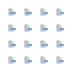 File extensions icons