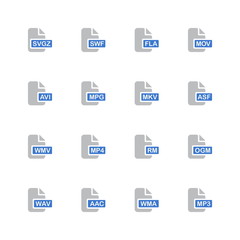 File extensions icons