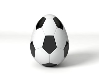 easter egg shaped soccer ball.