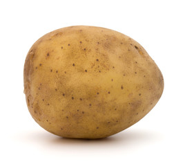 new potato tuber isolated on white background cutout