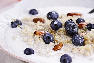 Quinoa and Blueberries