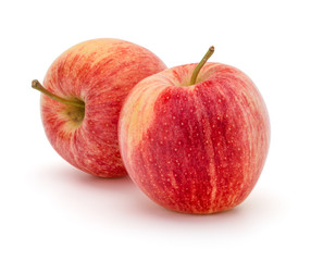 Red apple isolated on white background cutout