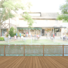 Balcony And Terrace Of The Exterior Background