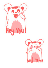 Cartoon bears poster