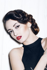 Pretty elegant woman