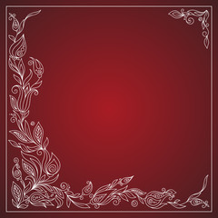 Greeting frame elements for design.