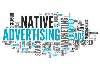 Word Cloud Native Advertising
