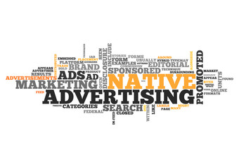 Word Cloud Native Advertising