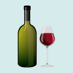 wine icon design 