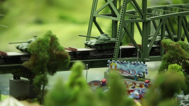  Set of panzer transport by rail 