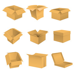 Box set. vector