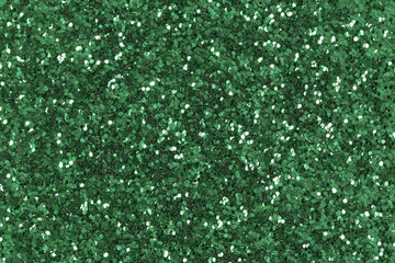 Fototapeta premium Green glitter background. Low contrast photo.