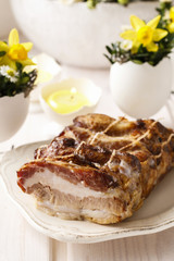 Bacon on the Easter table