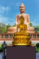 Fototapeta premium Two Buddhas statues