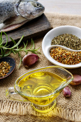 Olive oil for backing