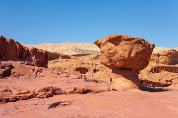 Timna Park in Negev Desert