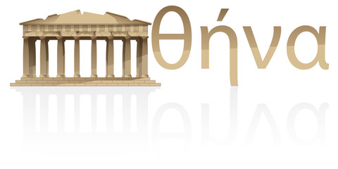 PARTHENON, ATHENS.
vectors of european monuments.
EPS 10