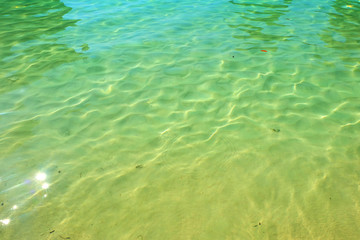 Fototapeta na wymiar water background, island, beach.