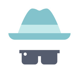 Fashion summer clothes vector look.