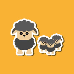 Animal icon design 
