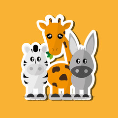 Obraz premium Animal icon design 