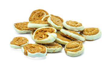 Biscuits with isolated white background