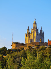 Tibidabo Temple in Barcelona