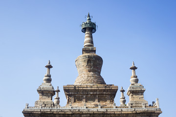 This is a photo of a stupa was taken in Yunnan, China.