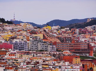 View from Parc Turo in Barcelona