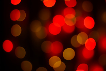 defocused bokeh lights